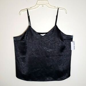 Nine west black cami top, Y2K, women's size XXL